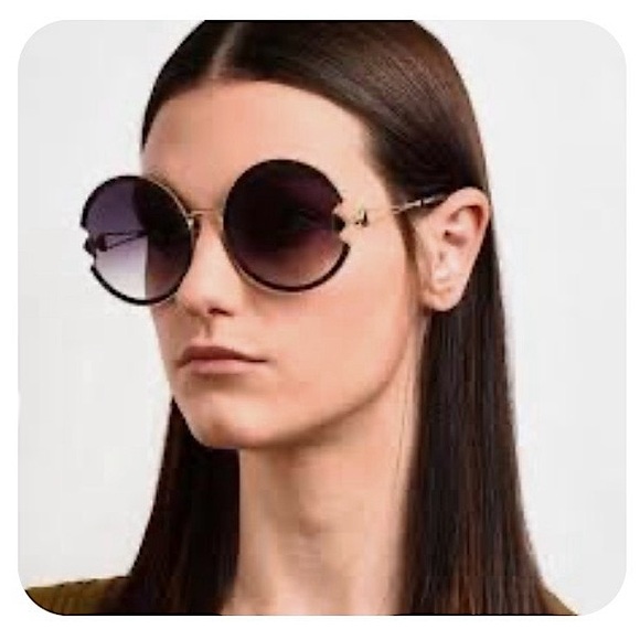 NEW Missoni Sunglasses SOLD OUT Gold Black/Dark Grey Gradient Lenses MIS0074/S - Picture 5 of 6